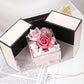 Kotak hadiah mawar kecil