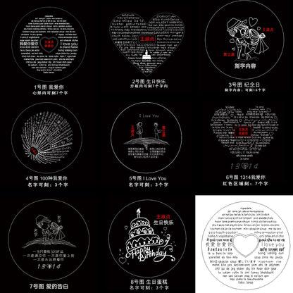 定制投影项链【下单前与客服确定】